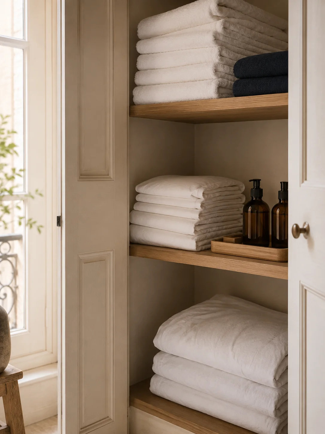 Objets rangés et produits d’accueil sans marque